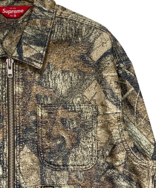 SUPREME（シュプリーム）SUPREME (シュプリーム) Moleskin Work Jacket グリーン サイズ:Sの古着・服飾アイテム