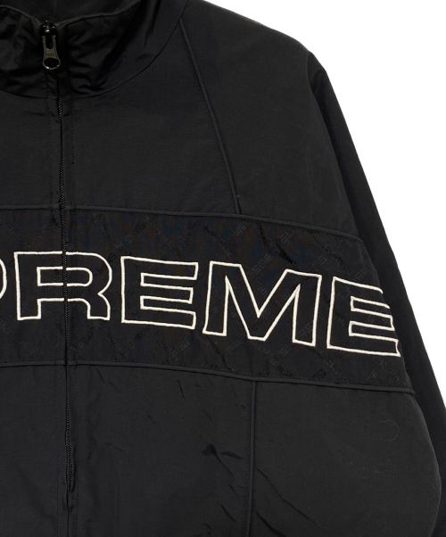 SUPREME（シュプリーム）SUPREME (シュプリーム) Jacquard Panel Track Jacket ブラック サイズ:Sの古着・服飾アイテム