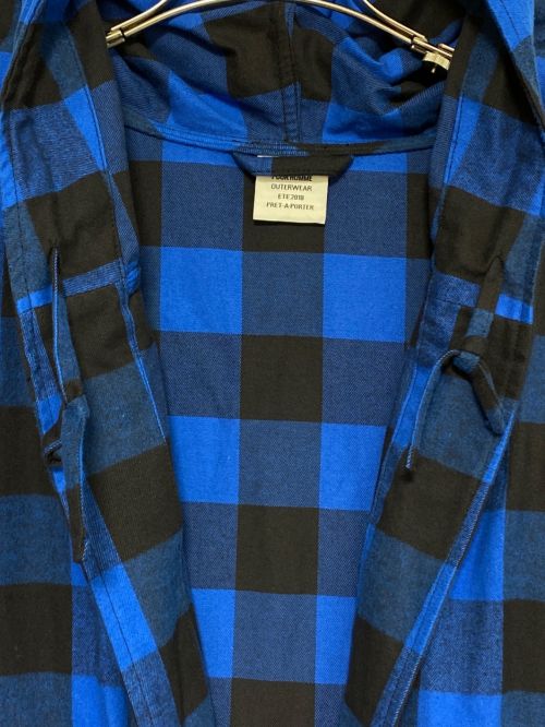 VETEMENTS（ヴェトモン）VETEMENTS (ヴェトモン) Light Flannel Robe Coat ブルー サイズ:XSの古着・服飾アイテム