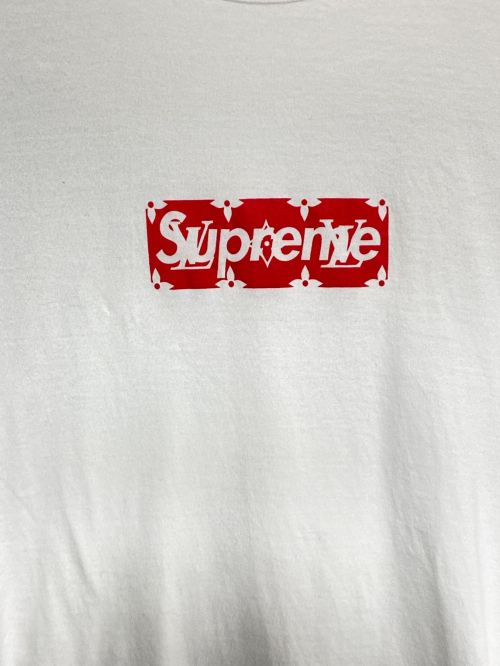 SUPREME（シュプリーム）SUPREME (シュプリーム) LOUIS VUITTON (ルイ ヴィトン) Box Logo Tee ホワイト サイズ:Mの古着・服飾アイテム