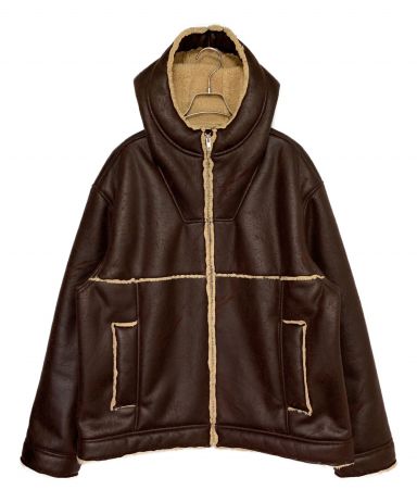 ジャケット・アウター supreme Faux Shearling Hooded Jacket 中古・古着通販】SUPREME (シュプリーム) Faux Shearling Hooded