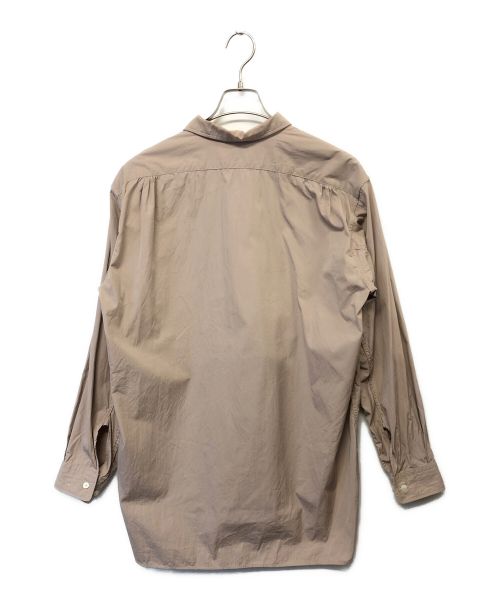 PHIGVEL MAKERS（フィグベルマーカーズ）PHIGVEL MAKERS (フィグベルマーカーズ) OPEN COLLAR LS SHIRT ベージュ サイズ:SIZE 2の古着・服飾アイテム