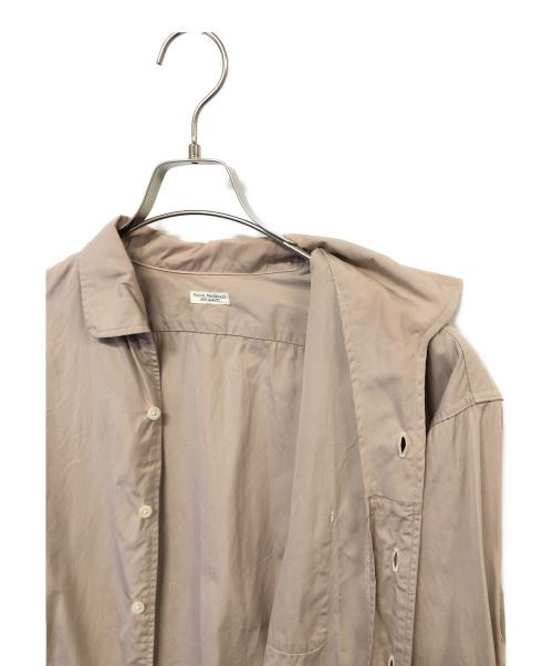 PHIGVEL MAKERS（フィグベルマーカーズ）PHIGVEL MAKERS (フィグベルマーカーズ) OPEN COLLAR LS SHIRT ベージュ サイズ:SIZE 2の古着・服飾アイテム