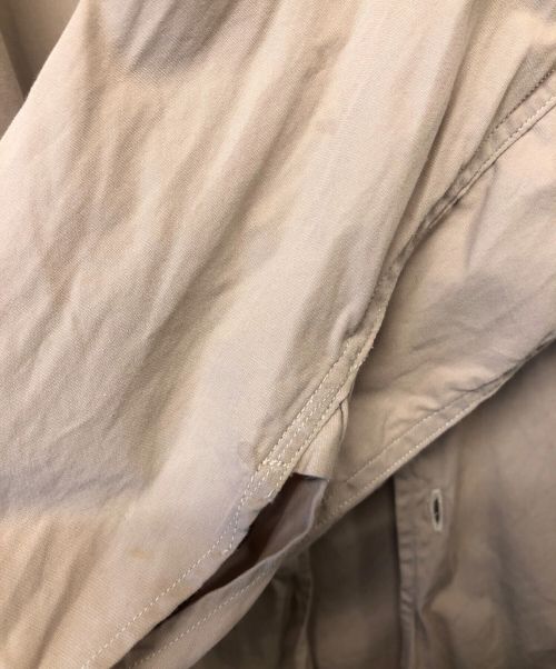 PHIGVEL MAKERS（フィグベルマーカーズ）PHIGVEL MAKERS (フィグベルマーカーズ) OPEN COLLAR LS SHIRT ベージュ サイズ:SIZE 2の古着・服飾アイテム