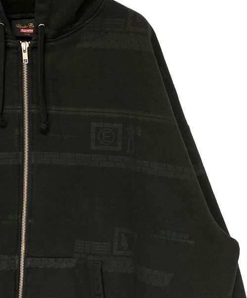 SUPREME（シュプリーム）SUPREME (シュプリーム) UNDERCOVER (アンダーカバー) Zip Up Hooded Sweatshirt ブラック サイズ:Lの古着・服飾アイテム