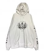 VETEMENTSヴェトモン）の古着「Black Label Logo Hoodie」｜ホワイト