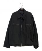 AURALEEオーラリー）の古着「24SS HIGH COUNT WOOL POPLIN BLOUSON」｜ブラック