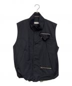 TOGA VIRILISトーガ ビリリース）の古着「24SS NYLON TAFFETA VEST」｜ブラック