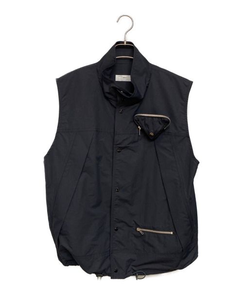 TOGA VIRILIS（トーガ ビリリース）TOGA VIRILIS (トーガ ビリリース) 24SS NYLON TAFFETA VEST ブラック サイズ:44の古着・服飾アイテム