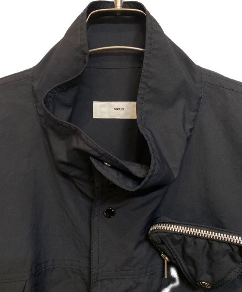 TOGA VIRILIS（トーガ ビリリース）TOGA VIRILIS (トーガ ビリリース) 24SS NYLON TAFFETA VEST ブラック サイズ:44の古着・服飾アイテム