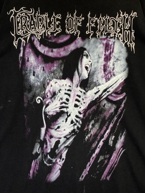 SCREEN STARS（スクリーンズスターズ）SCREEN STARS (スクリーンズスターズ) Cradle Of Filth total fucking darkness ブラック サイズ:XLの古着・服飾アイテム