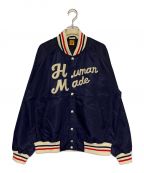 HUMAN MADEヒューマンメイド）の古着「Nylon Stadium Jacket」｜ネイビー