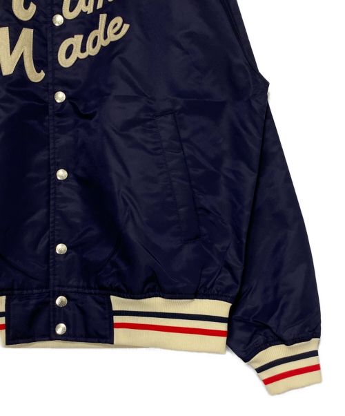 HUMAN MADE（ヒューマンメイド）HUMAN MADE (ヒューマンメイド) Nylon Stadium Jacket ネイビー サイズ:Mの古着・服飾アイテム