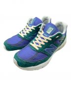 NEW BALANCE×Aime Leon Doreニューバランス×エメレオンドレ）の古着「M990AL5」｜ネイビー×グリーン