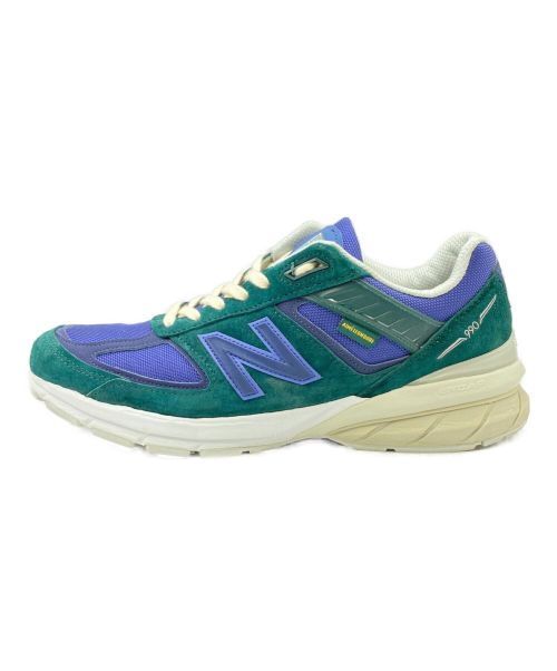 NEW BALANCE（ニューバランス）NEW BALANCE (ニューバランス) Aime Leon Dore (エメレオンドレ) M990AL5 ネイビー×グリーン サイズ:27.5cm(US 9.5)の古着・服飾アイテム