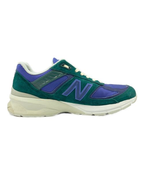 NEW BALANCE（ニューバランス）NEW BALANCE (ニューバランス) Aime Leon Dore (エメレオンドレ) M990AL5 ネイビー×グリーン サイズ:27.5cm(US 9.5)の古着・服飾アイテム