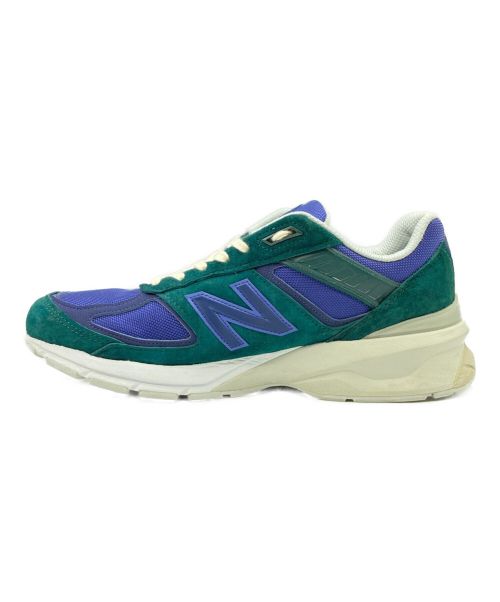 NEW BALANCE（ニューバランス）NEW BALANCE (ニューバランス) Aime Leon Dore (エメレオンドレ) M990AL5 ネイビー×グリーン サイズ:27.5cm(US 9.5)の古着・服飾アイテム