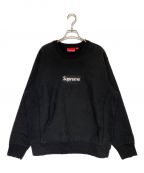 SUPREMEシュプリーム）の古着「Box Logo Crewneck」｜ブラック