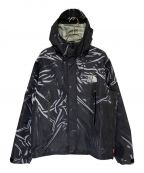 SUPREME×THE NORTH FACEシュプリーム×ザ ノース フェイス）の古着「Printed Taped Seam Shell Jacket」｜ブラック