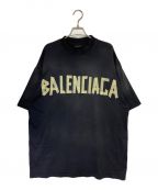 BALENCIAGAバレンシアガ）の古着「Tape Type Medium Fit Tee」｜ブラック