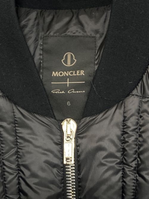 RICK OWENS（リックオウエンス）RICK OWENS (リック オウエンス) MONCLER (モンクレール) RADIANCE FLIGHT ブラック サイズ:1の古着・服飾アイテム