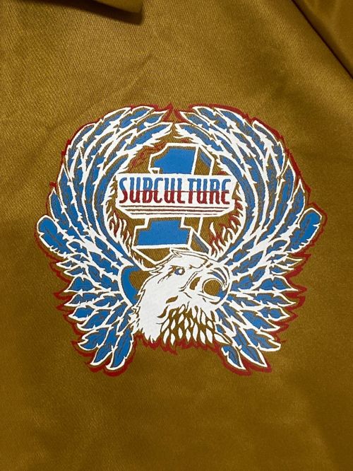 Subculture（サブカルチャー）Subculture (サブカルチャー) NO.1EAGLE COACHES JACKET ブラウン サイズ:2の古着・服飾アイテム