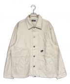 A BATHING APEアベイシングエイプ）の古着「LINE CAMO PATCH WORK JACKET」｜アイボリー
