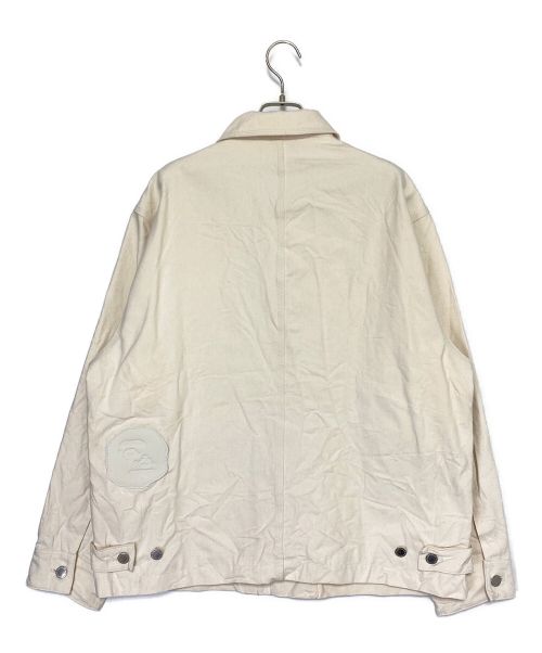 A BATHING APE（アベイシングエイプ）A BATHING APE (アベイシングエイプ) LINE CAMO PATCH WORK JACKET アイボリー サイズ:Lの古着・服飾アイテム