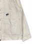 中古・古着 A BATHING APE (アベイシングエイプ) LINE CAMO PATCH WORK JACKET アイボリー サイズ:L：34800円