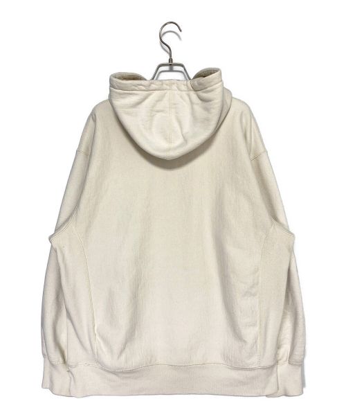 SUPREME（シュプリーム）SUPREME (シュプリーム) Cross Box Logo Hooded Sweatshirt ベージュ サイズ:Lの古着・服飾アイテム