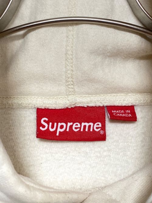 SUPREME（シュプリーム）SUPREME (シュプリーム) Cross Box Logo Hooded Sweatshirt ベージュ サイズ:Lの古着・服飾アイテム