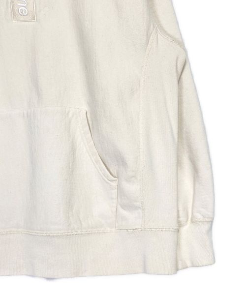 SUPREME（シュプリーム）SUPREME (シュプリーム) Cross Box Logo Hooded Sweatshirt ベージュ サイズ:Lの古着・服飾アイテム