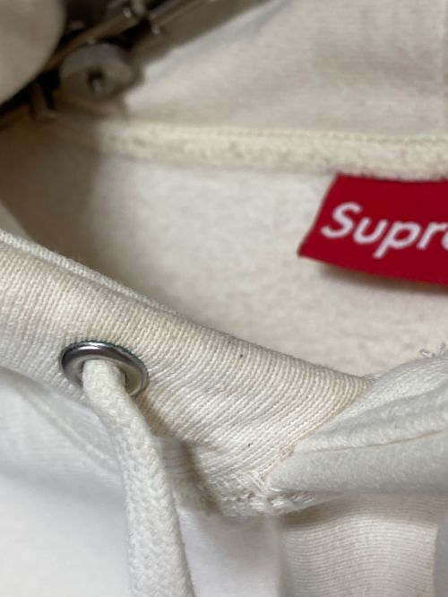 SUPREME（シュプリーム）SUPREME (シュプリーム) Cross Box Logo Hooded Sweatshirt ベージュ サイズ:Lの古着・服飾アイテム