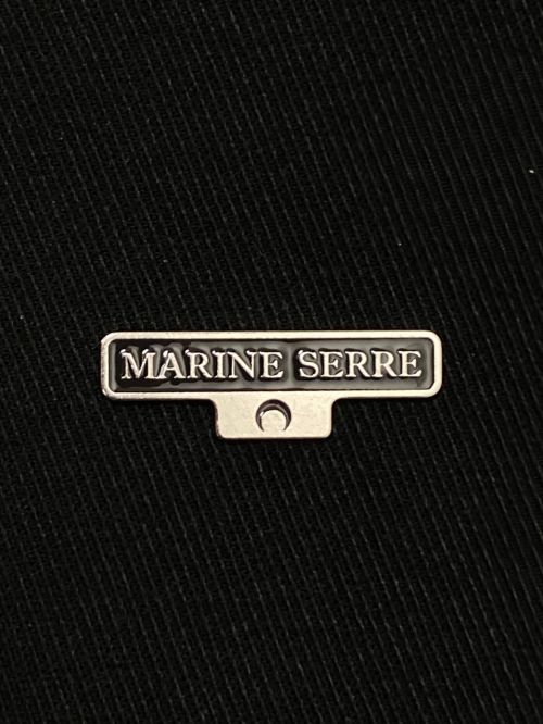 MARINE SERRE（マリーンセル）MARINE SERRE (マリーンセル) Moon Lozange Coat ブラック サイズ:Lの古着・服飾アイテム