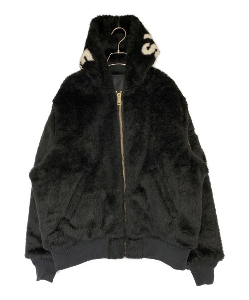 SUPREME（シュプリーム）SUPREME (シュプリーム) Faux Fur Reversible MA-1 ブラック サイズ:Lの古着・服飾アイテム