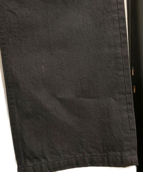 LOUIS VUITTON（ルイ ヴィトン）LOUIS VUITTON (ルイ ヴィトン) 23AW ストレートデニムパンツ ブラック サイズ:36の古着・服飾アイテム