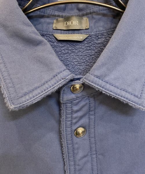 Dior（ディオール）Dior (ディオール) COTTON OVERSHIRT スカイブルー サイズ:39の古着・服飾アイテム
