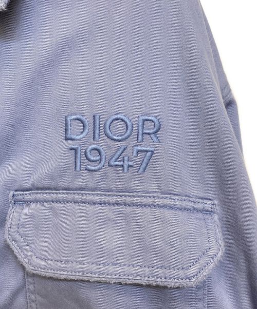 Dior（ディオール）Dior (ディオール) COTTON OVERSHIRT スカイブルー サイズ:39の古着・服飾アイテム