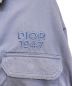 中古・古着 Dior (ディオール) COTTON OVERSHIRT スカイブルー サイズ:39：148000円