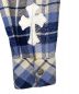 中古・古着 CHROME HEARTS (クロムハーツ) チェックシャツ ブルー サイズ:XS：69800円