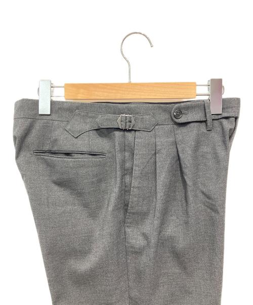 LEFRI（LEFRI）LEFRI (LEFRI) double pleated combat trouser グレー サイズ:46の古着・服飾アイテム