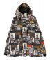 A BATHING APE（アベイシングエイプ）の古着「MULTI LABEL HOODIE JACKET」｜ブラック