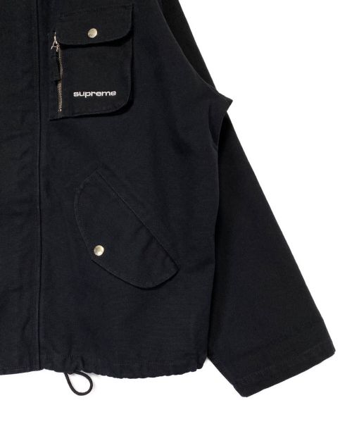 SUPREME（シュプリーム）SUPREME (シュプリーム) Canvas Clip Jacket ブラック サイズ:XLの古着・服飾アイテム