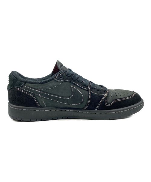 NIKE（ナイキ）NIKE (ナイキ) cactus jack (カクタス・ジャック) AIR JORDAN 1 LOW RETRO OG SP ブラック サイズ:28cm (US10)の古着・服飾アイテム