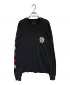 CHROME HEARTSクロムハーツ）の古着「Multi Color Horse Shoe L/S T-shirt」｜ブラック
