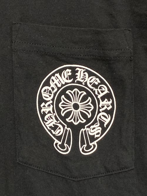 CHROME HEARTS（クロムハーツ）CHROME HEARTS (クロムハーツ) Multi Color Horse Shoe L/S T-shirt ブラック サイズ:Lの古着・服飾アイテム