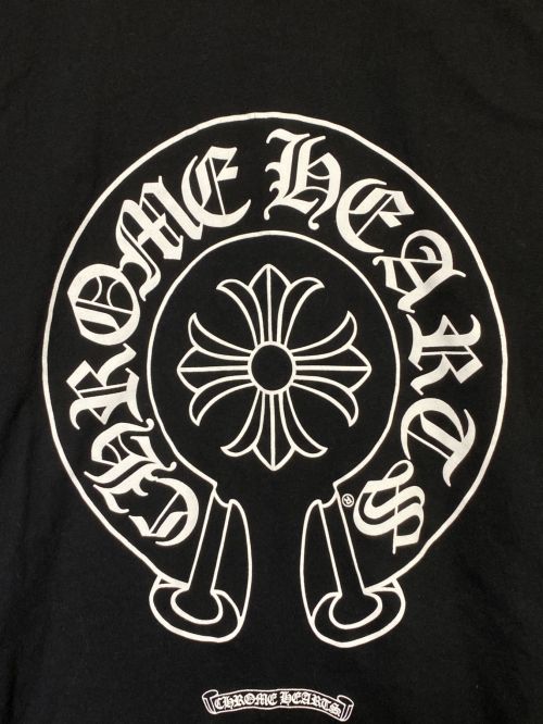 CHROME HEARTS（クロムハーツ）CHROME HEARTS (クロムハーツ) Multi Color Horse Shoe L/S T-shirt ブラック サイズ:Lの古着・服飾アイテム