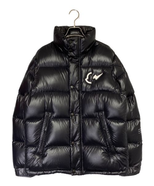 MONCLER GENIUS（モンクレール ジーニアス）MONCLER GENIUS (モンクレール ジーニアス) KEIDH リサイクルナイロンラケダウンジャケット ブラック サイズ:Mの古着・服飾アイテム