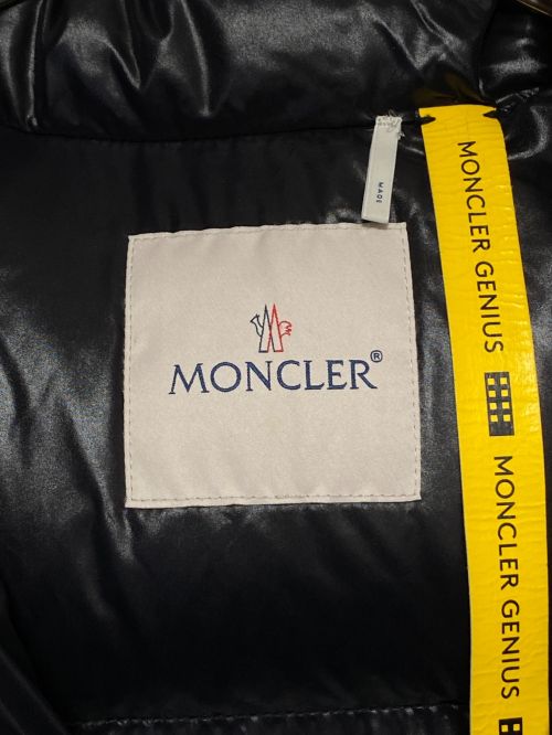 MONCLER GENIUS（モンクレール ジーニアス）MONCLER GENIUS (モンクレール ジーニアス) KEIDH リサイクルナイロンラケダウンジャケット ブラック サイズ:Mの古着・服飾アイテム