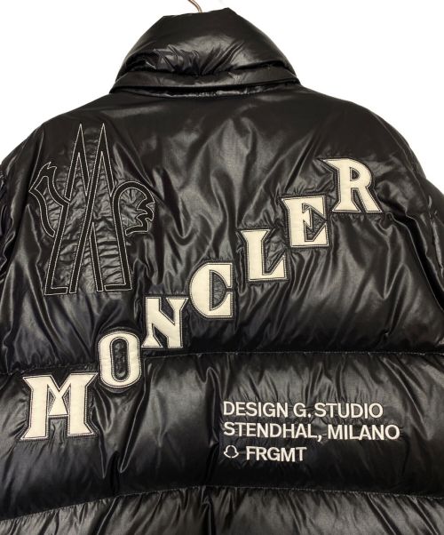 MONCLER GENIUS（モンクレール ジーニアス）MONCLER GENIUS (モンクレール ジーニアス) KEIDH リサイクルナイロンラケダウンジャケット ブラック サイズ:Mの古着・服飾アイテム